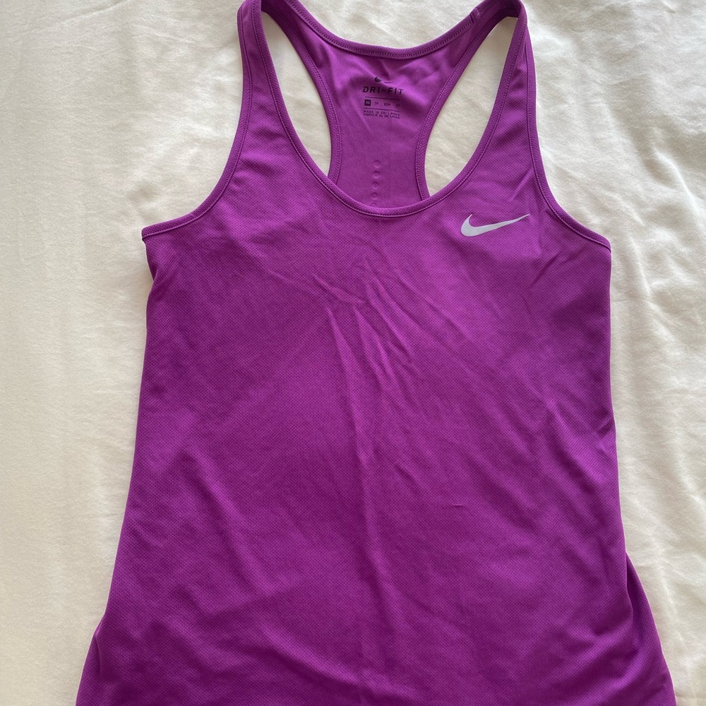 Nike Women's Magenta Purple Training Tank Top
